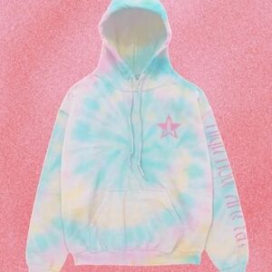 Jeffree Star Pastel Tie-Dye Long Sleeve Hoodie
